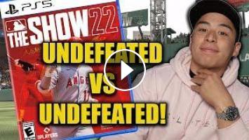 INSANE battle of two UNDEFEATED top players.. MLB The Show 22