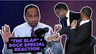 Stephen A. Smith FINALLY gives his take on “The Slap” after Chris Rock’s live Netflix special